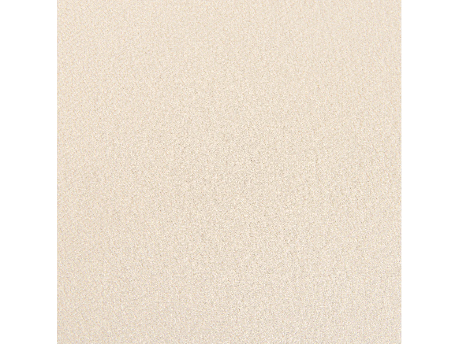 Poef LOUIN Fluweel Beige 48 cm 48 cm 41 cm