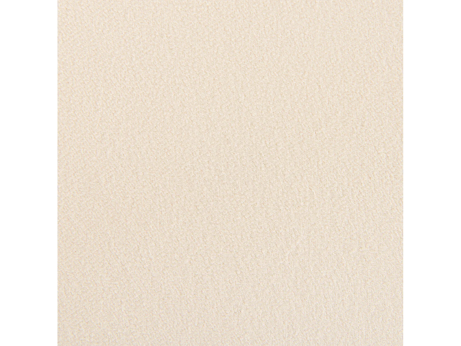 Pouf LOUIN Velours Beige 48 cm 48 cm 41 cm