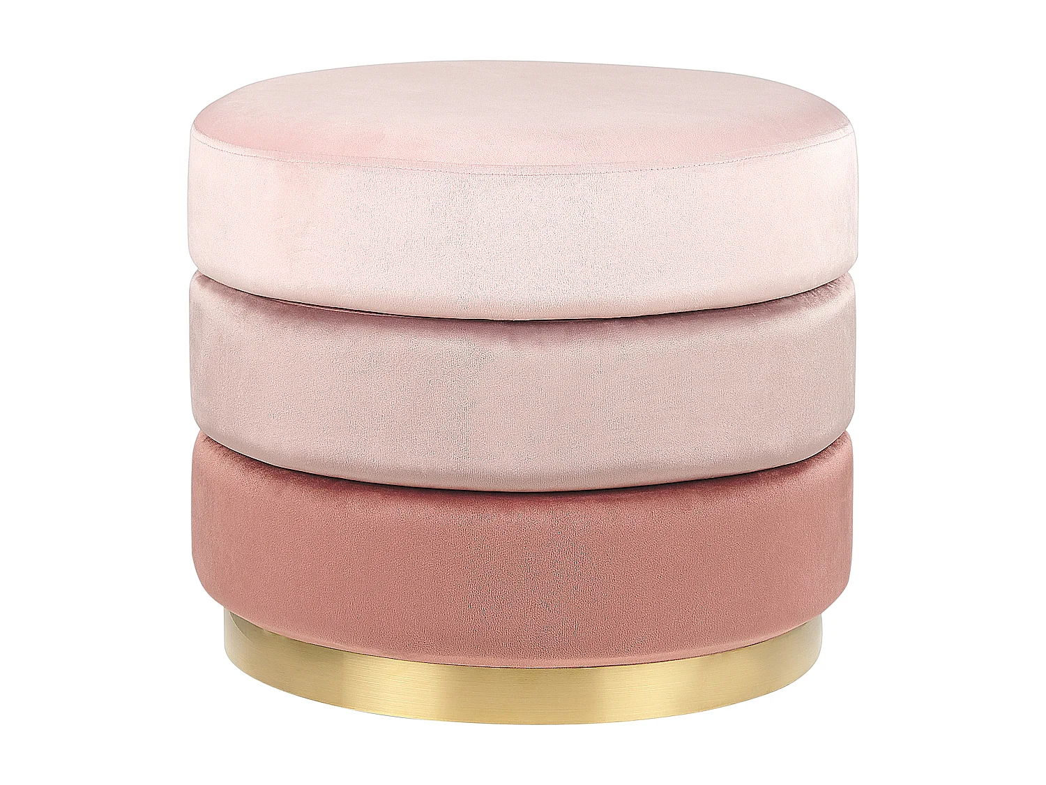 Pouf LOUIN Velours Rose