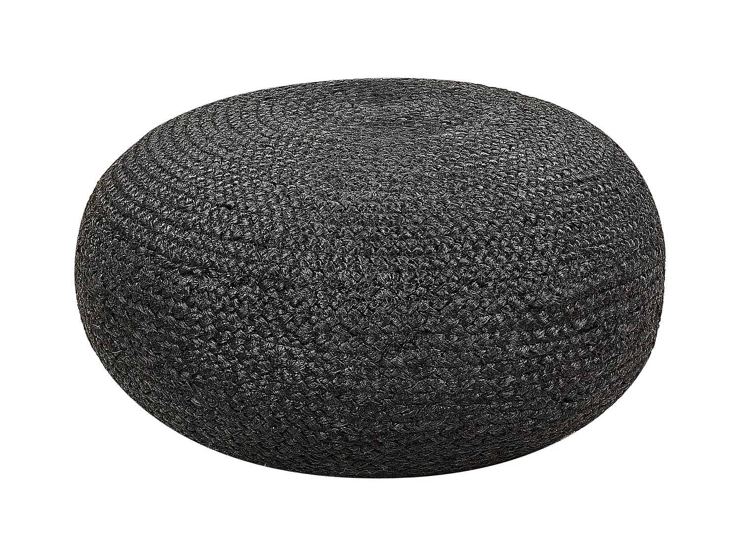 Pouf TIFELT Jute Noir
