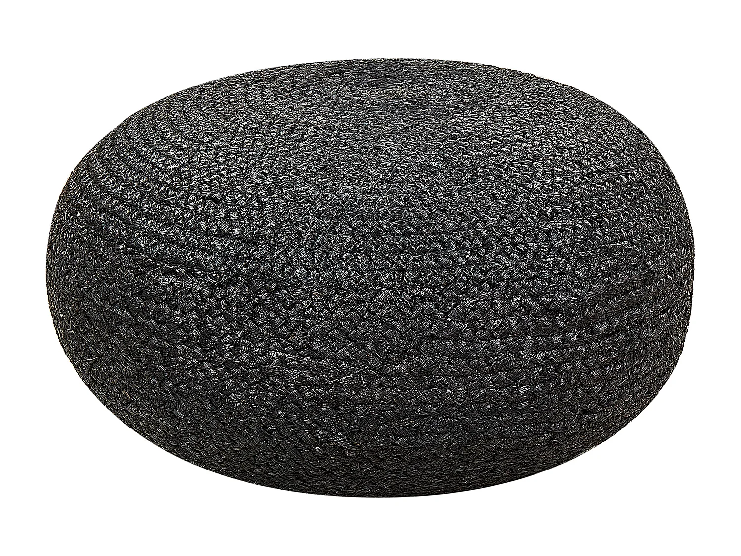 Pouf TIFELT Jute Noir