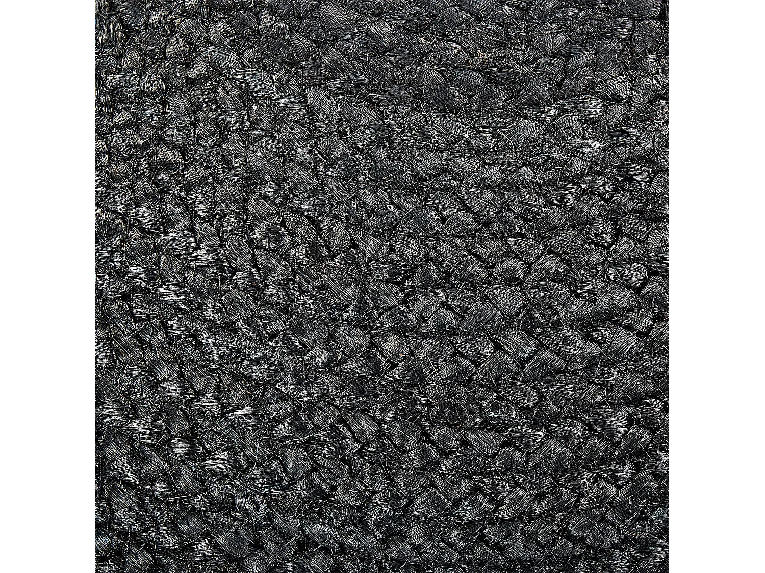 Pouf TIFELT Jute Noir