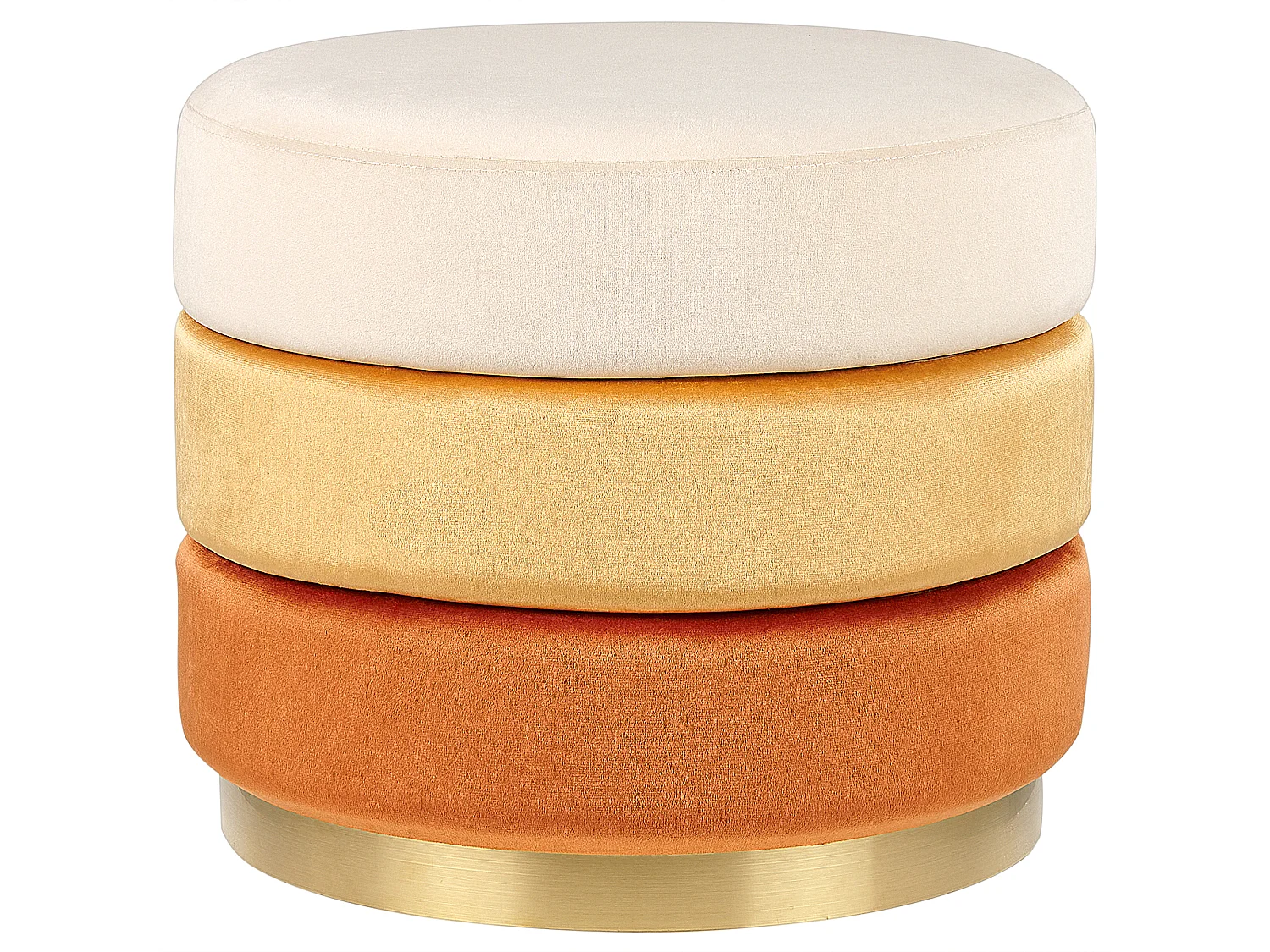 Pouf LOUIN Velours Orange