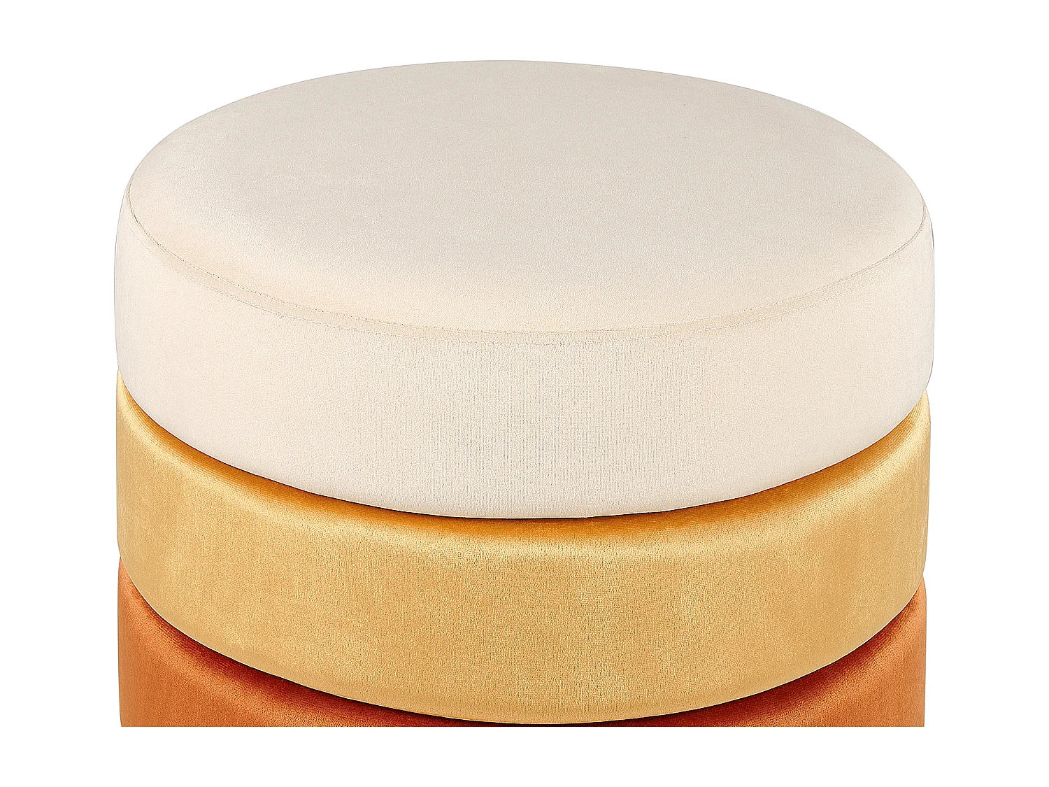 Pouf LOUIN Velours Orange