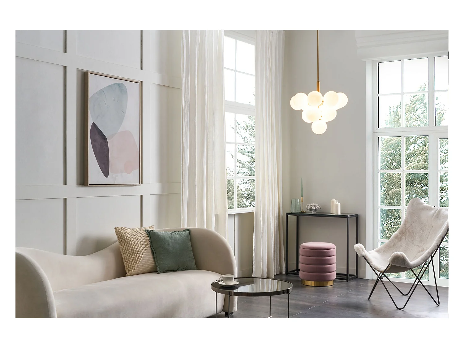 Lampe suspension BIRRIE Métal Laiton
