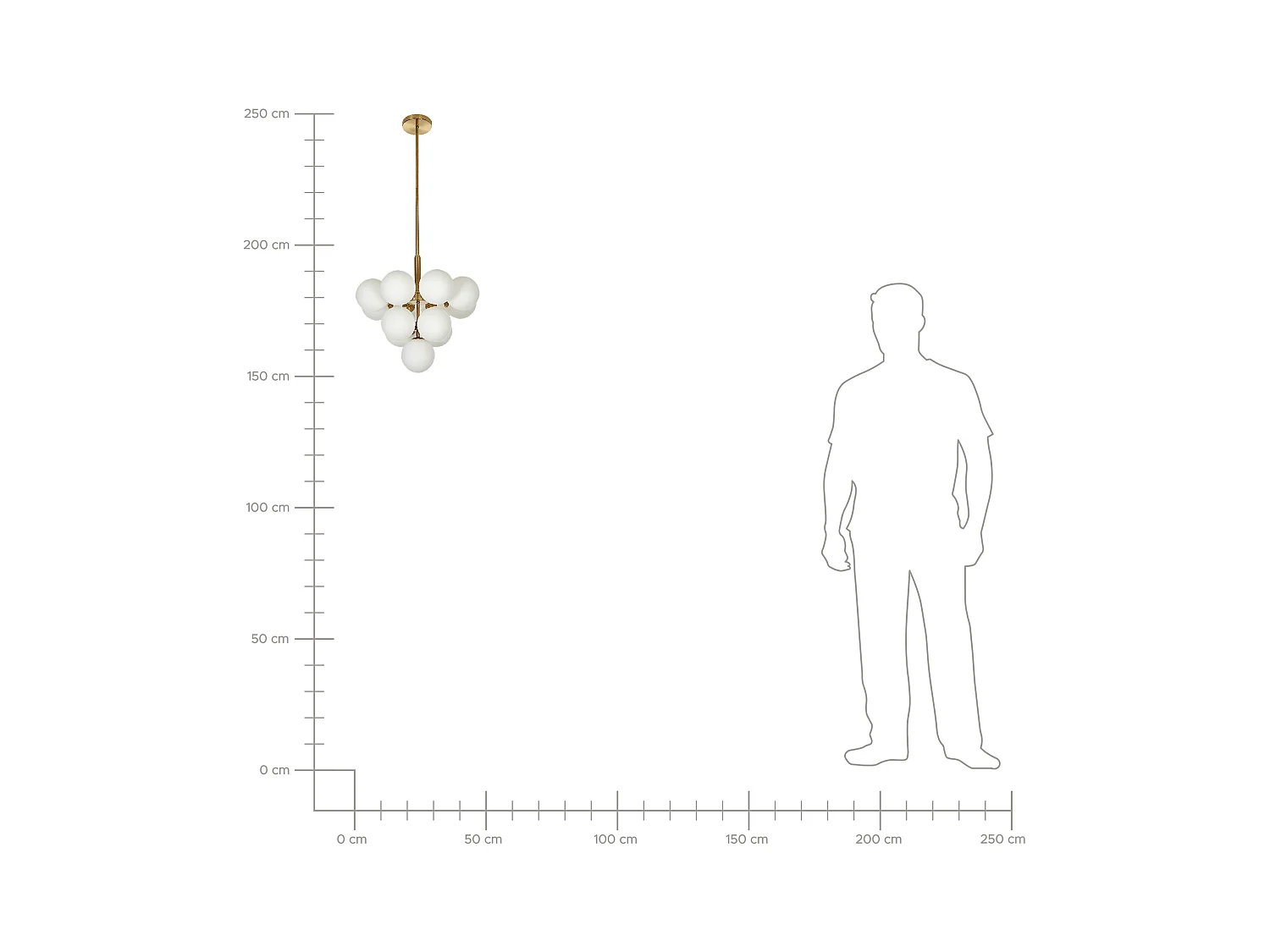 Lampe suspension BIRRIE Métal Laiton