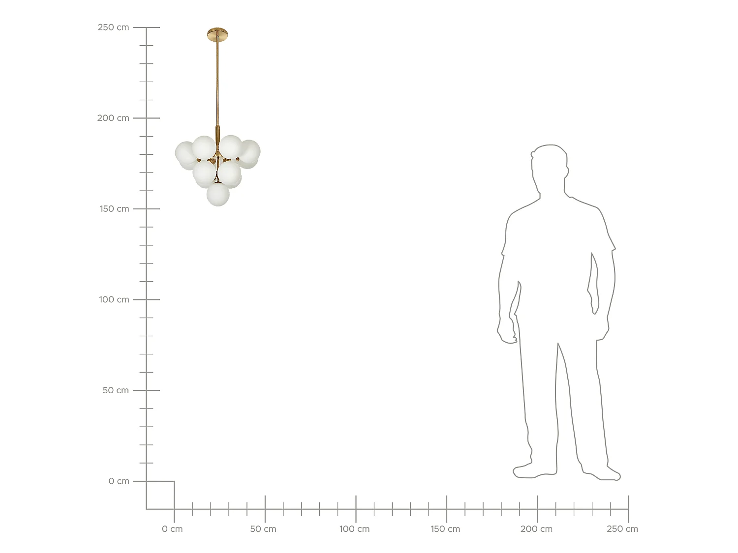 Pendant Lamp BIRRIE Metal Brass