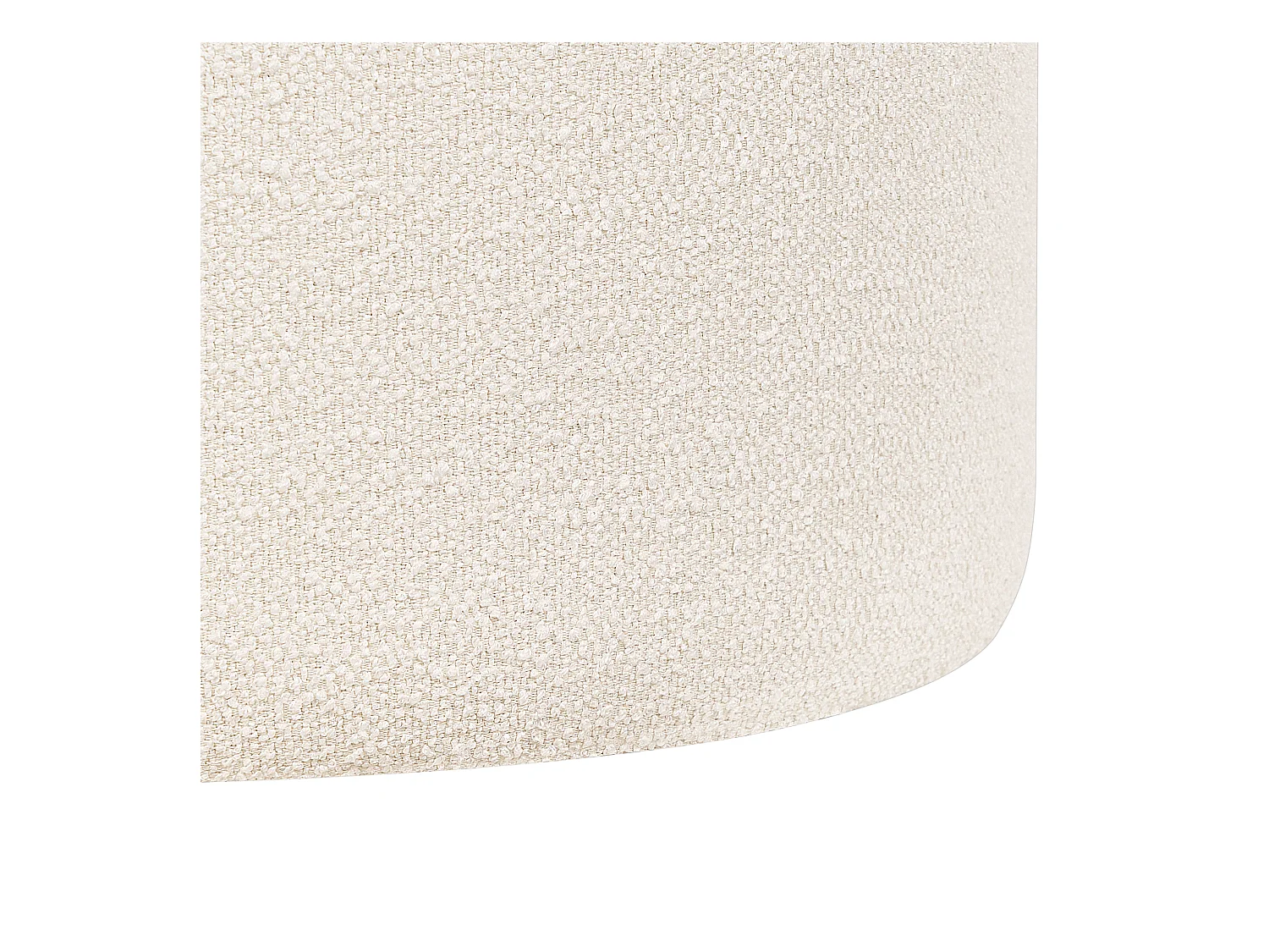 Poef MOAB Bouclé Wit 39 cm 39 cm 41 cm