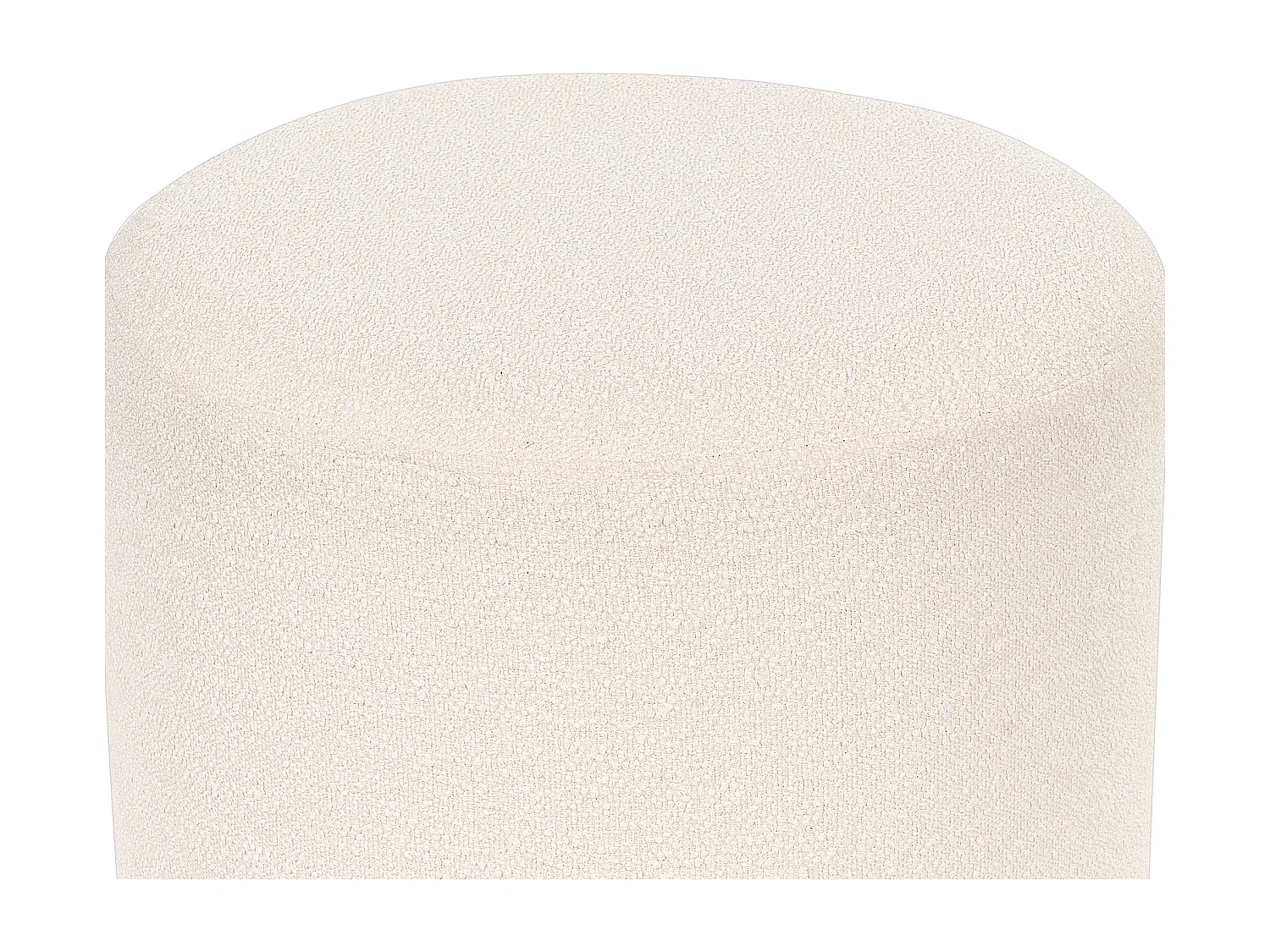 Pouf MOAB Bouclé Blanc