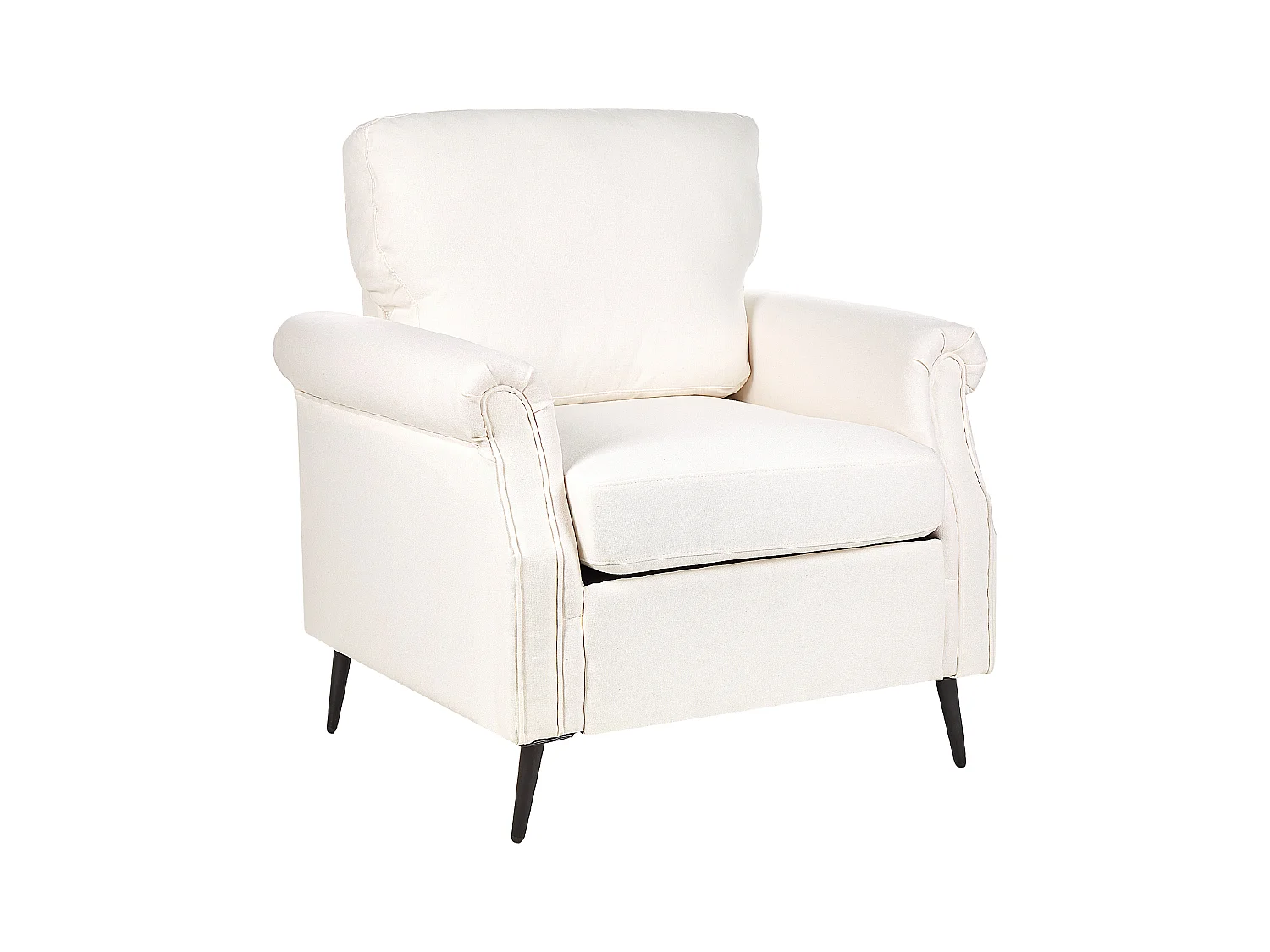Fauteuil VIETAS Tissu Blanc
