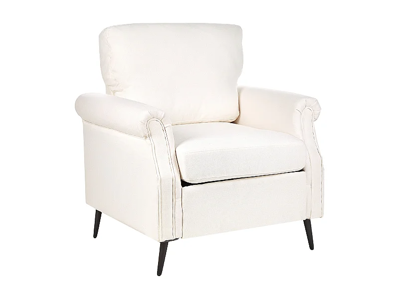 Fauteuil VIETAS Tissu Blanc