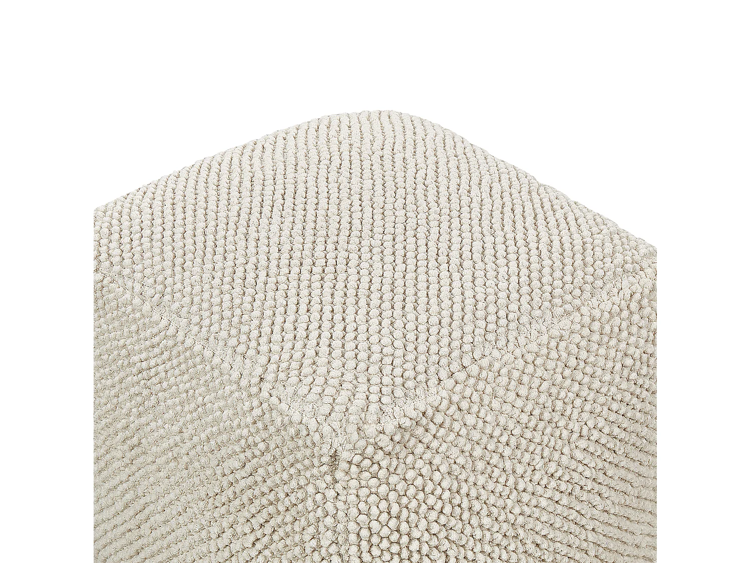 Pouf JOARA Coton Beige 45 cm 45 cm 45 cm