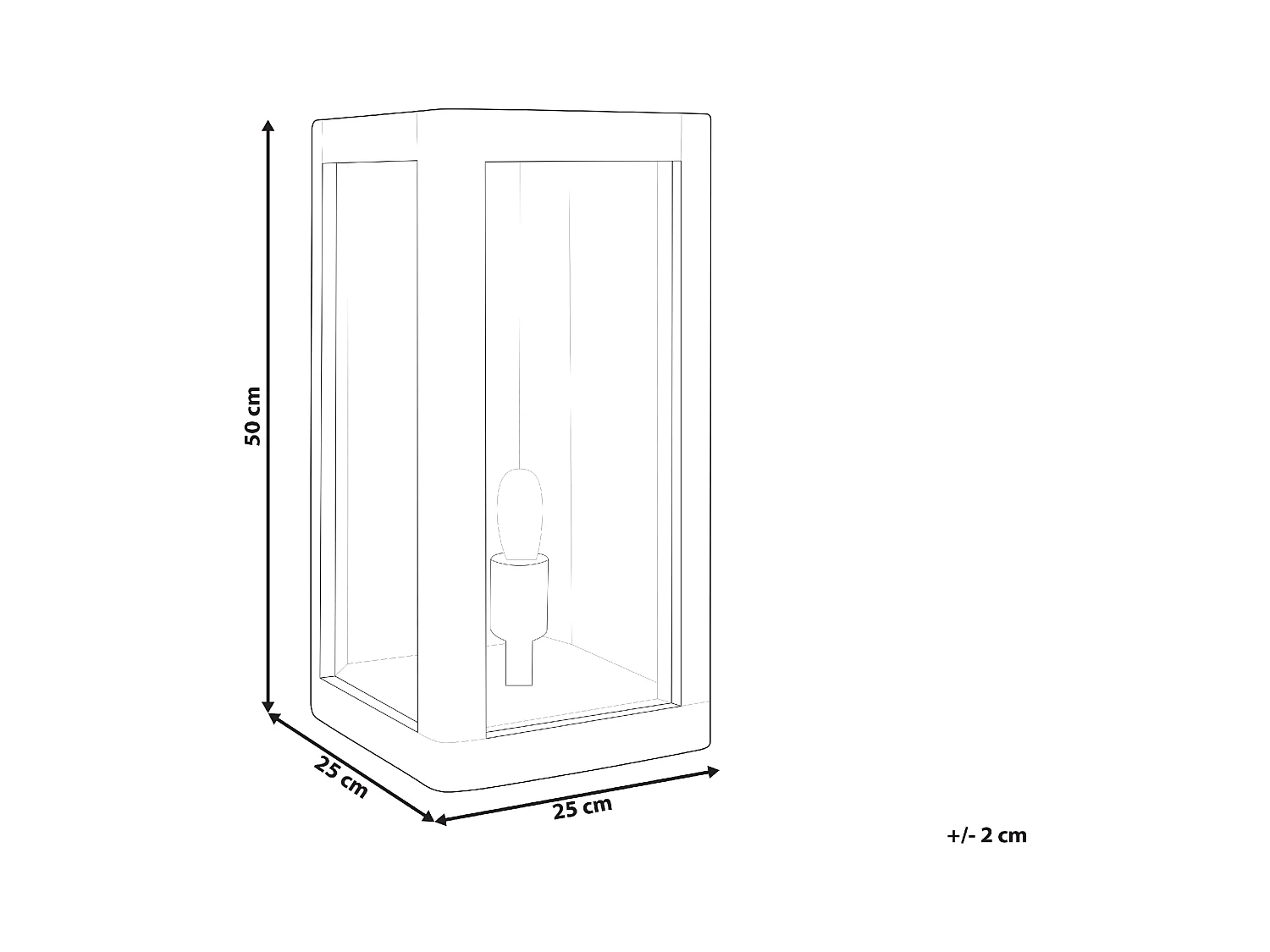 Tafellamp KOLIDAM Mangohout Bruin