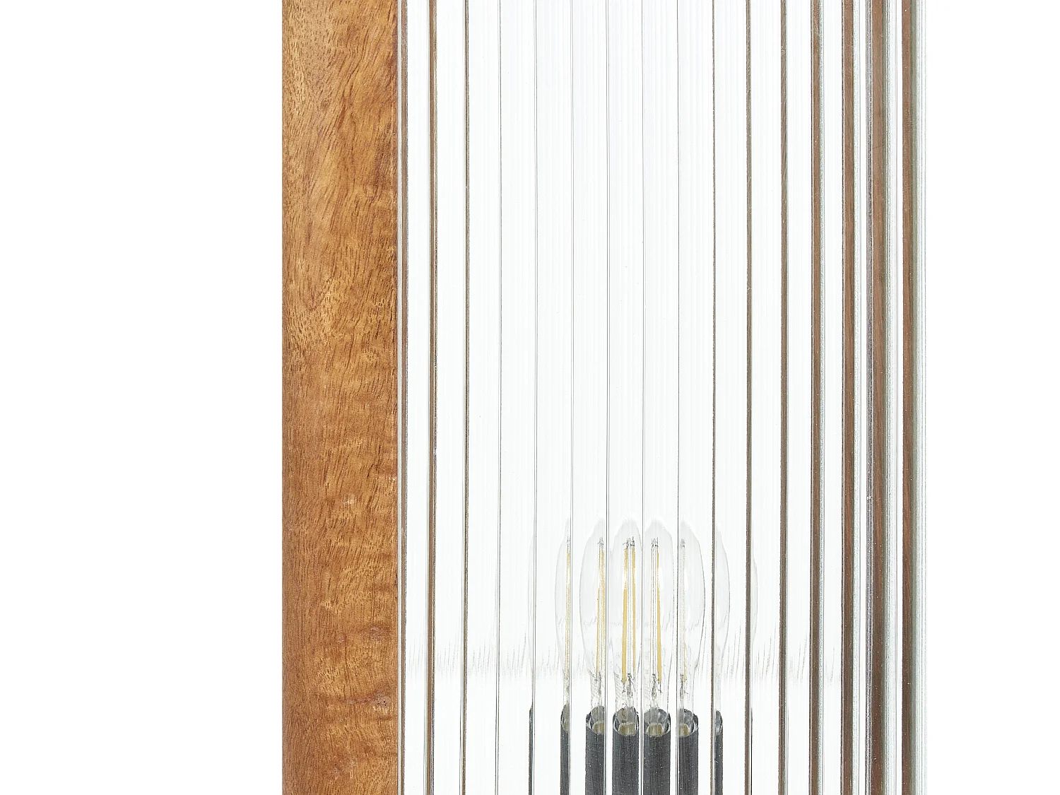 Lampe à poser KOLIDAM Bois de manguier Marron