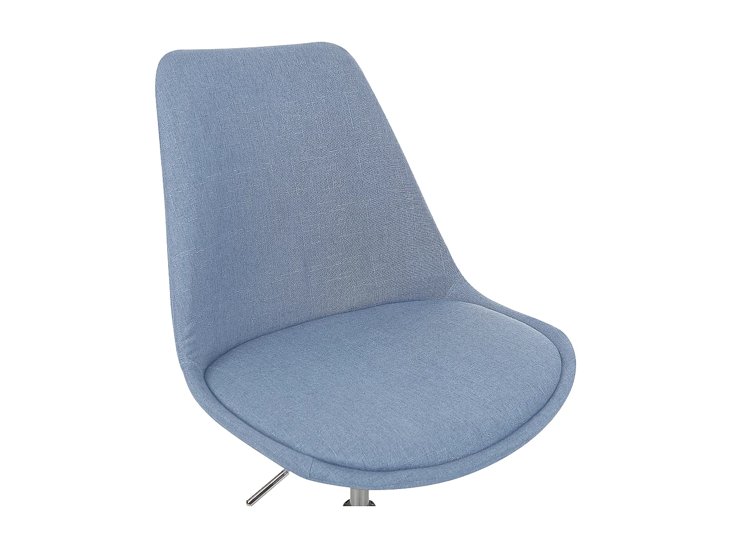 Chaise de bureau DAKOTA Tissu Bleu clair