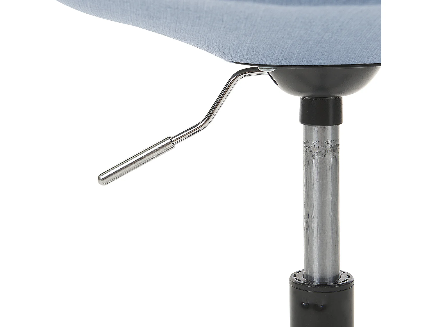 Chaise de bureau DAKOTA Tissu Bleu clair