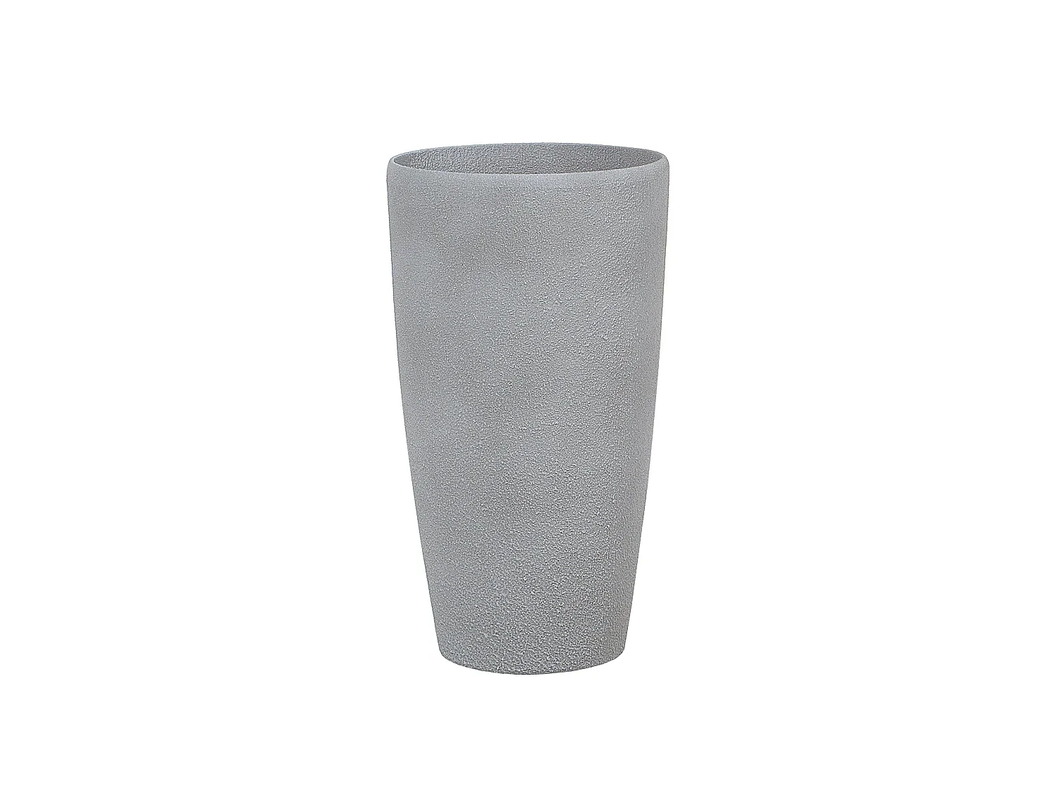 Set of 2 Plant Pots ABDERA 31 cm Grey