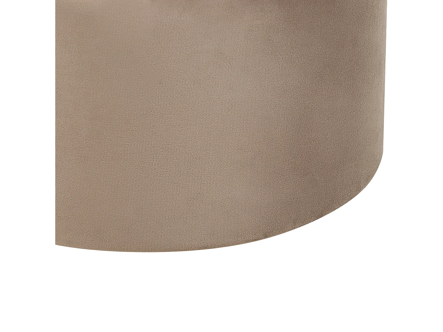 Set di 2 pouf contenitore MEDFORD Velluto Tortora 30/34 cm 30/34 cm 38/43 cm