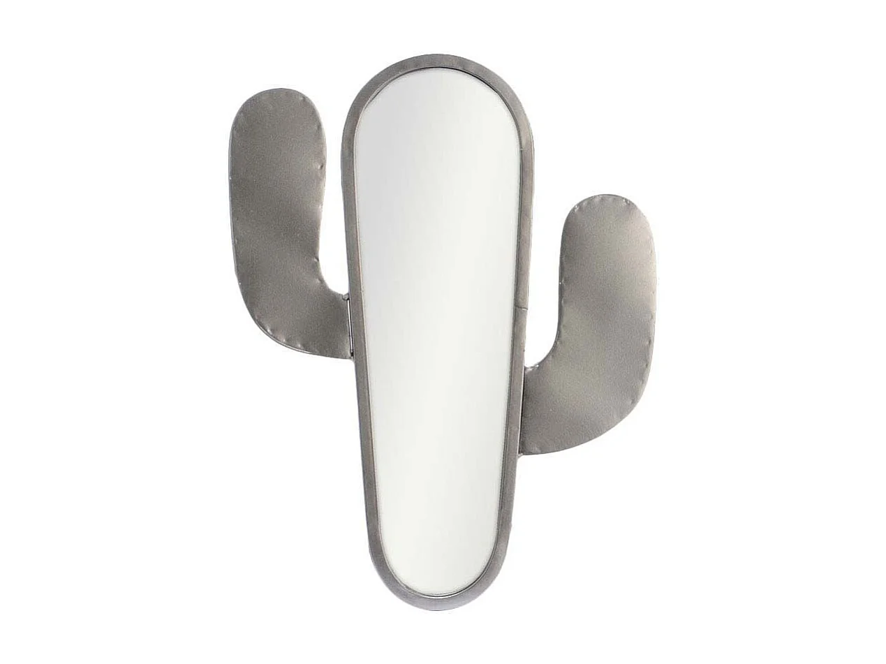 Espejo Cactus Plata 40 cm