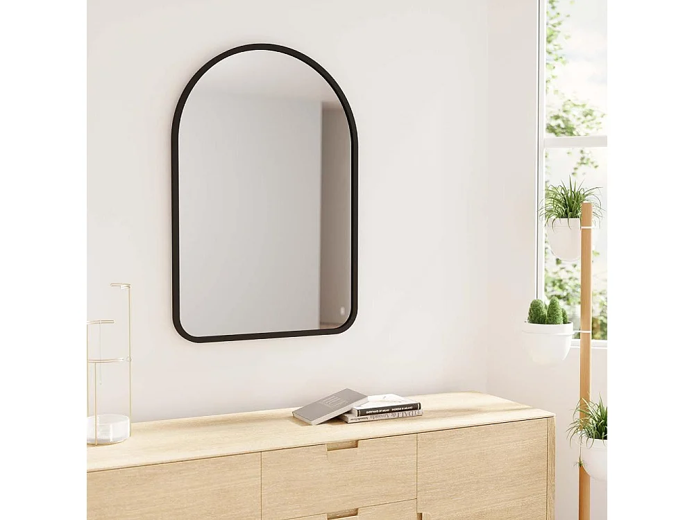 Specchio da parete curvo 86 x 91 cm Hub