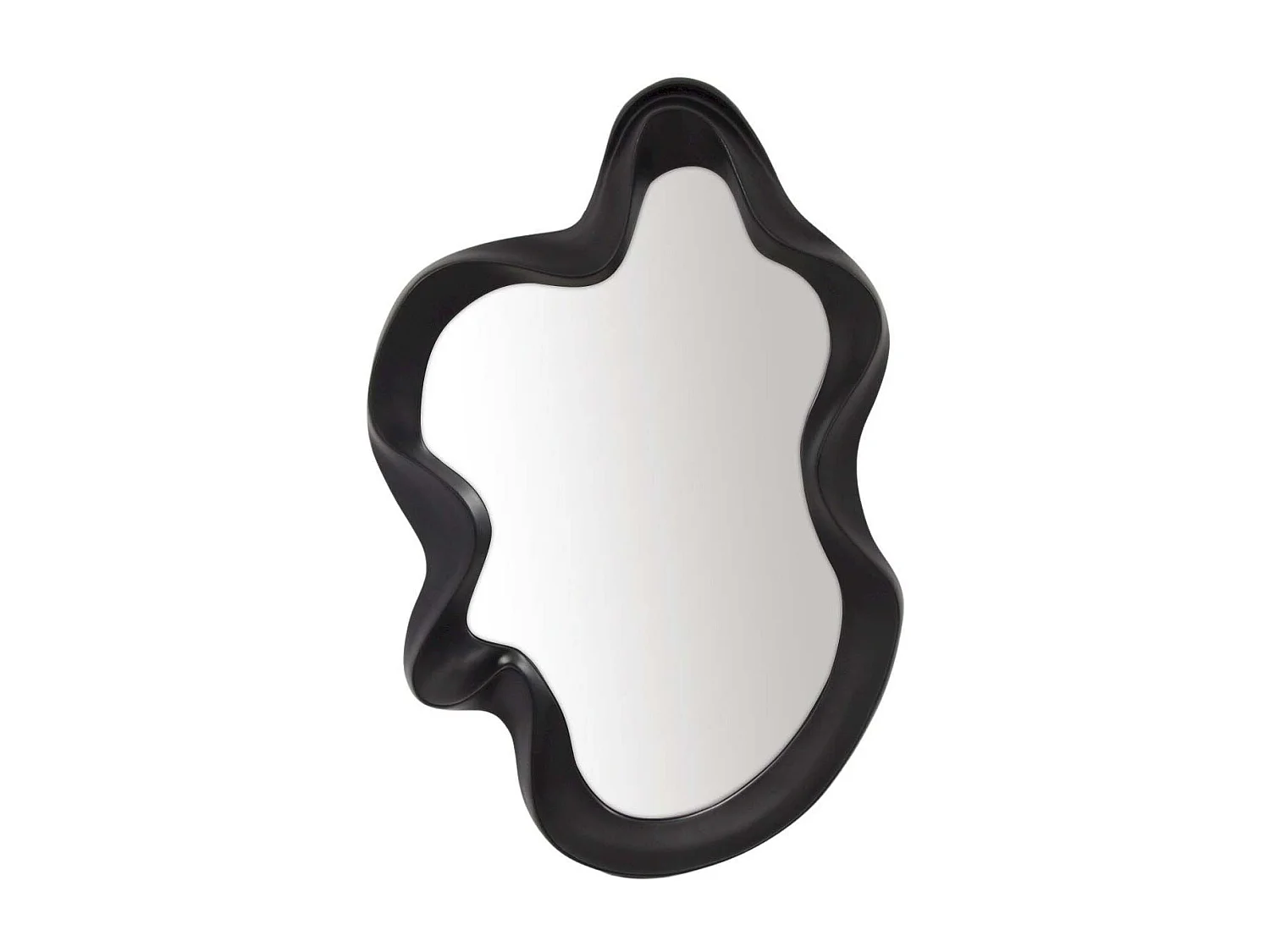 Miroir vague en polyéthylène Optik Noir