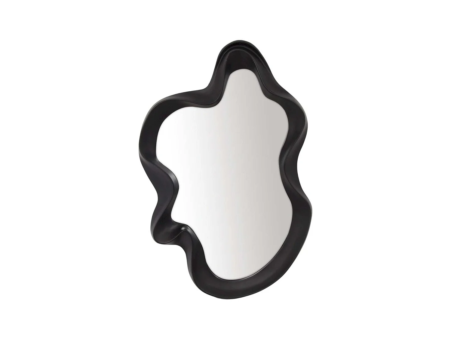 Miroir vague en polyéthylène Optik Noir