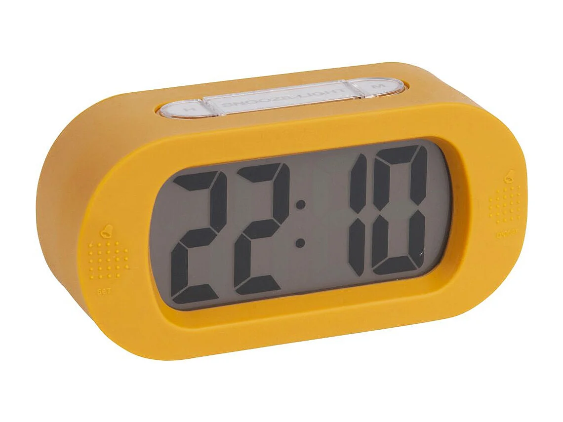 Réveil en silicone Gummy Jaune