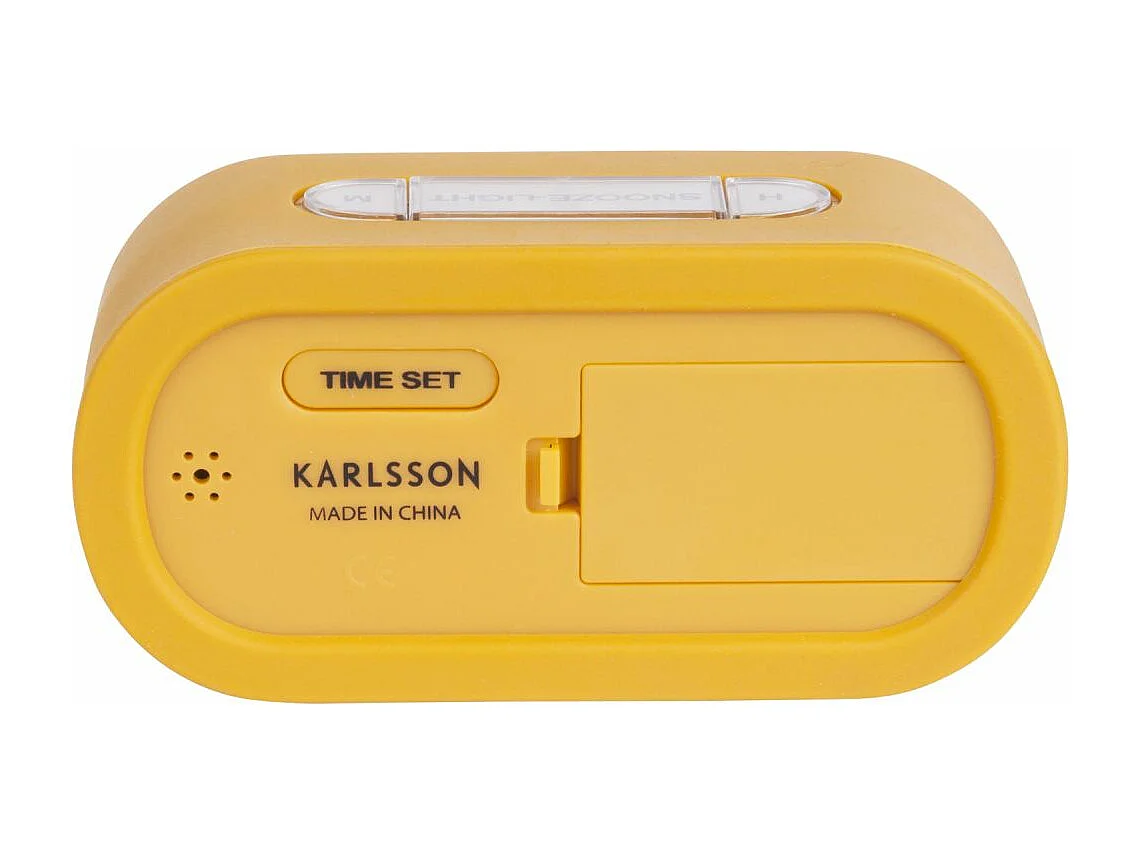 Réveil en silicone Gummy Jaune