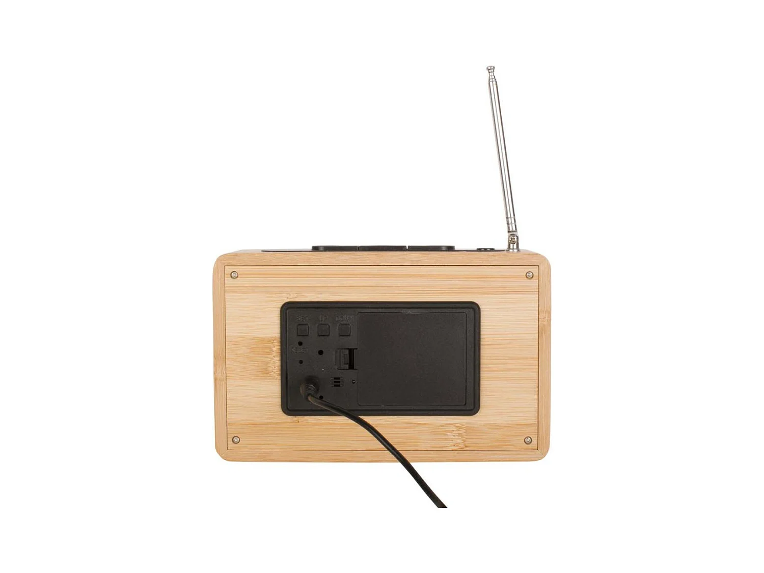 Bambus-Radiowecker Retro