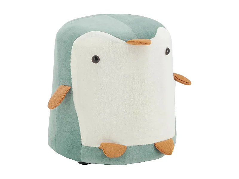 Pouf Pingouin en velours