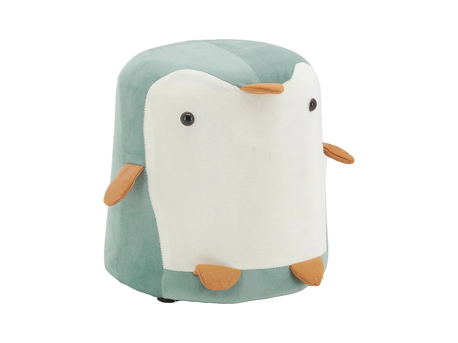 Pouf Pingouin en velours