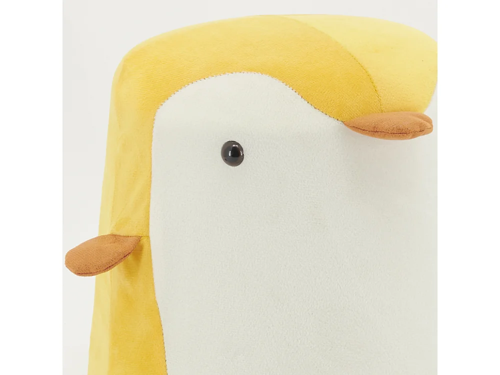 Pouf Pingouin en velours