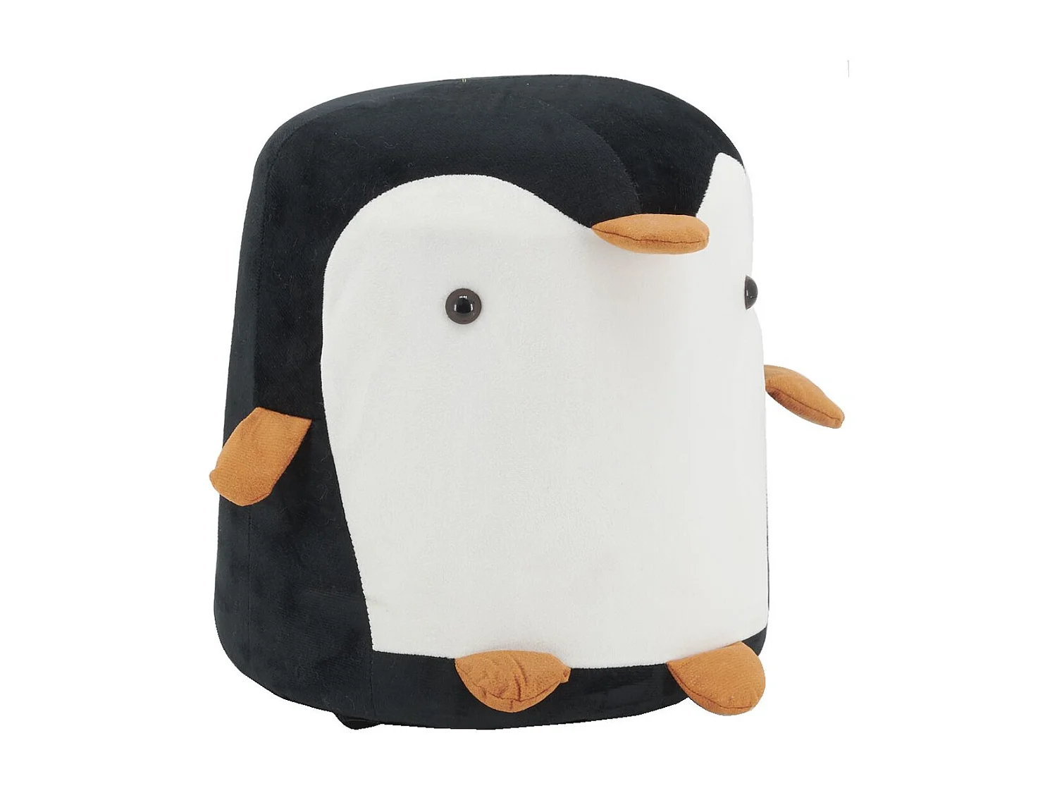 Pouf Pingouin en velours