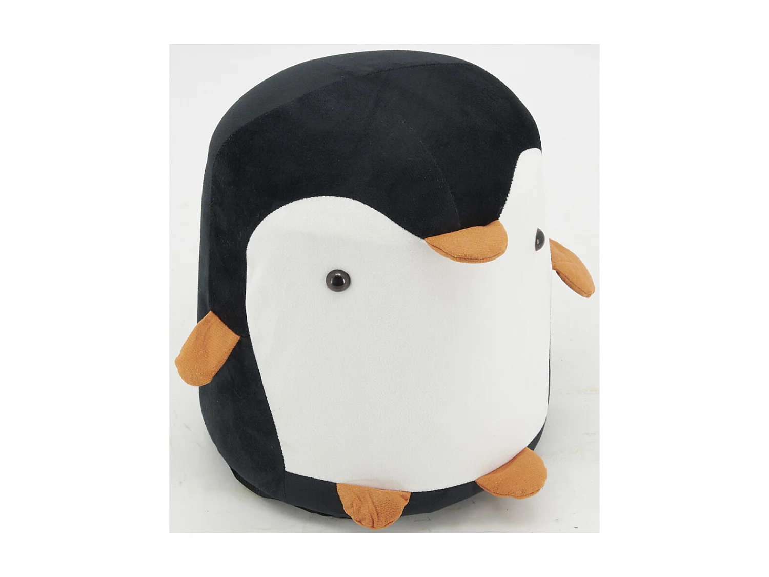 Pouf Pingouin en velours