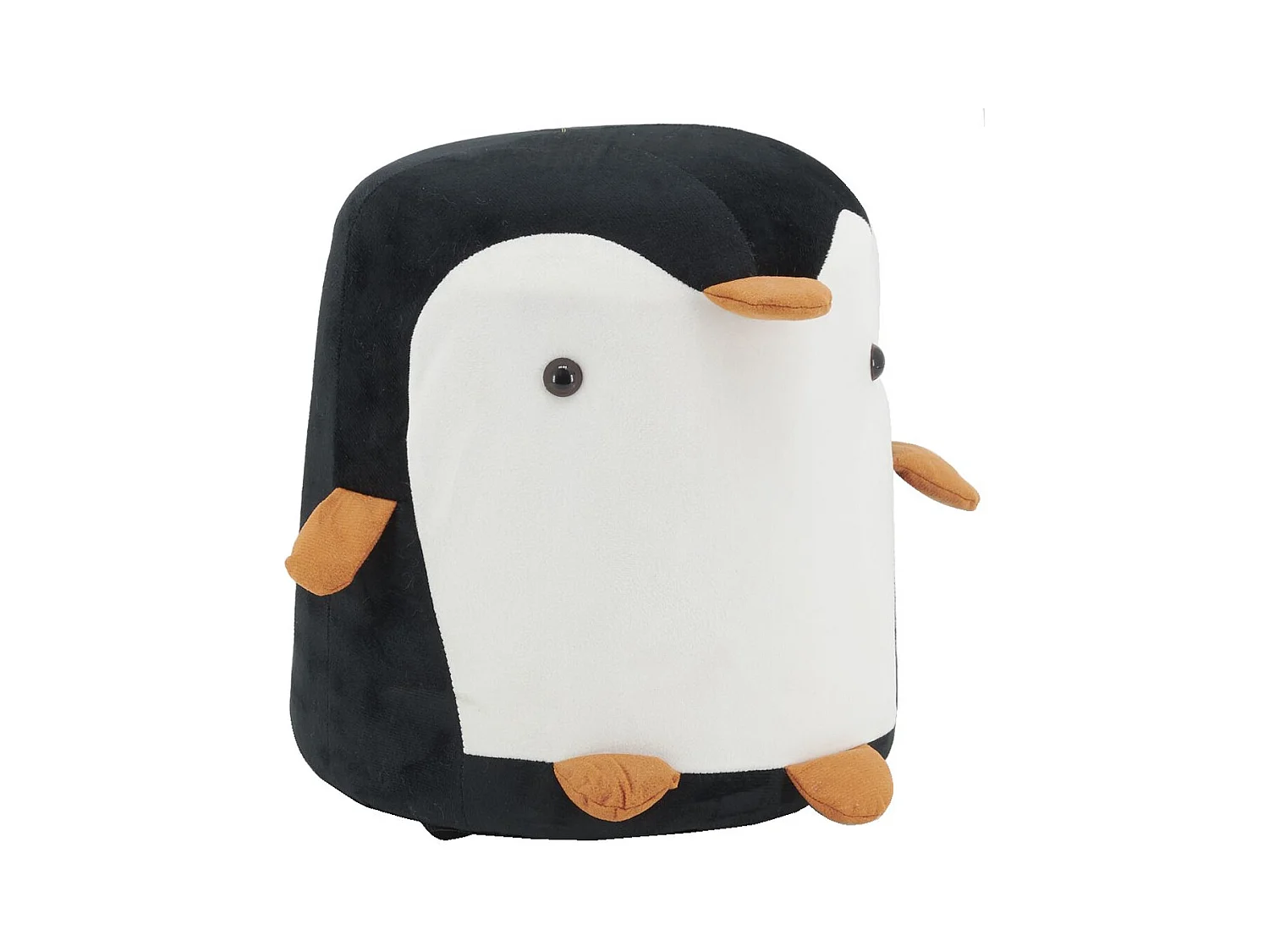 Pouf Pingouin en velours
