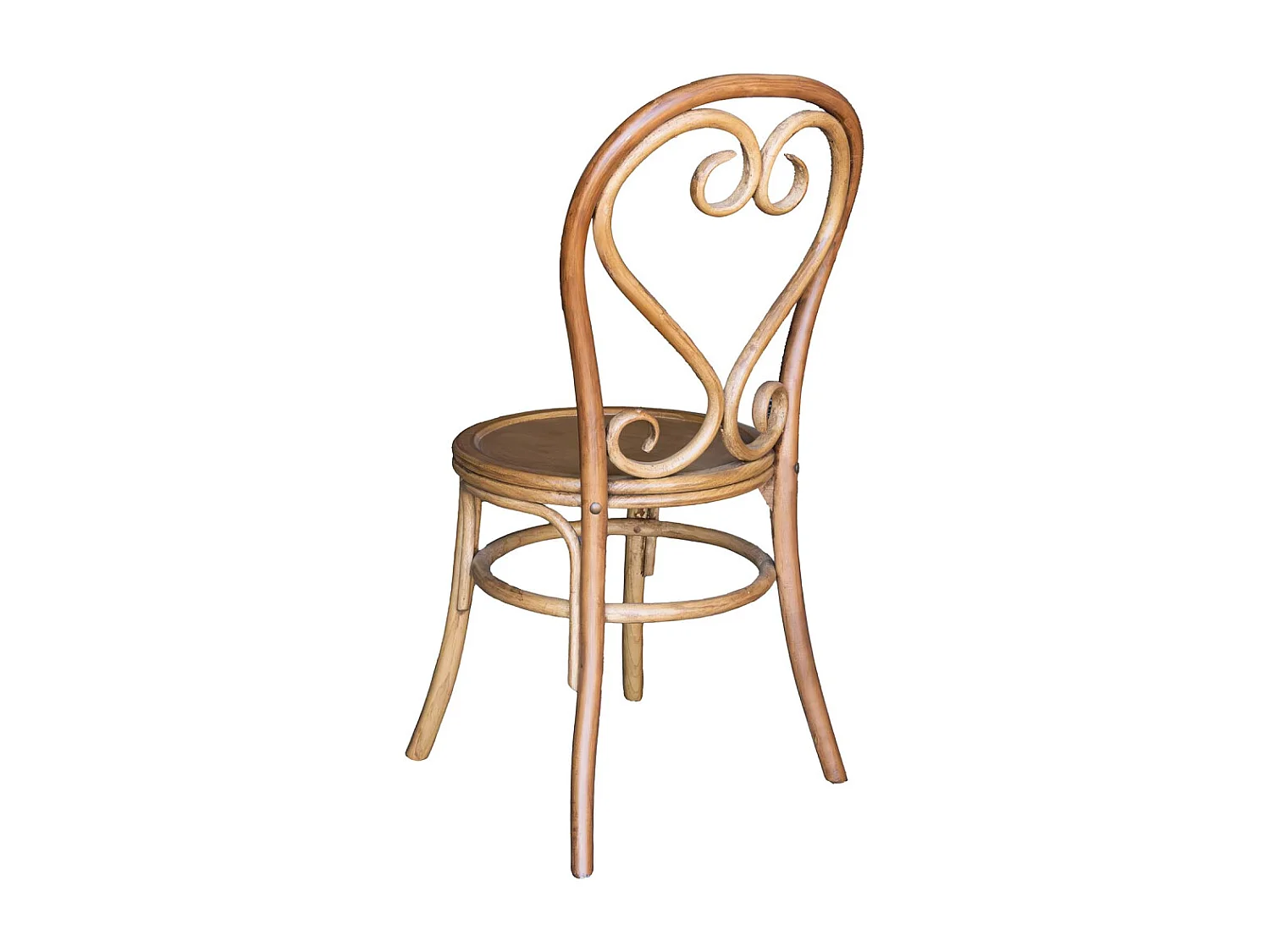 Chaise brasserie en bois d'orme Montmartre