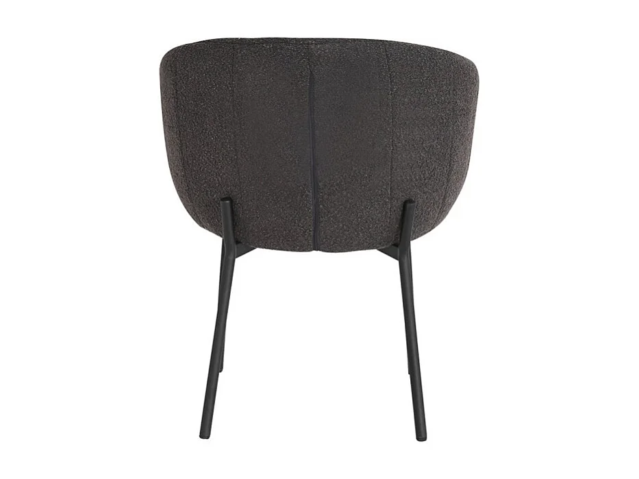 Stuhl SEVILLE Schlingenstoff Grau, Maße H79 x L57 x T62, ideal für Ihre Küche oder Ihr Esszimmer.