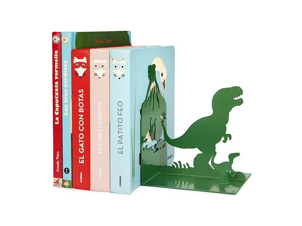 Serre-livres en métal Jurassic