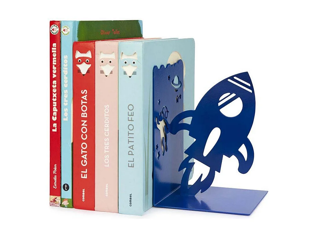 Serre-livres en métal Space Walk