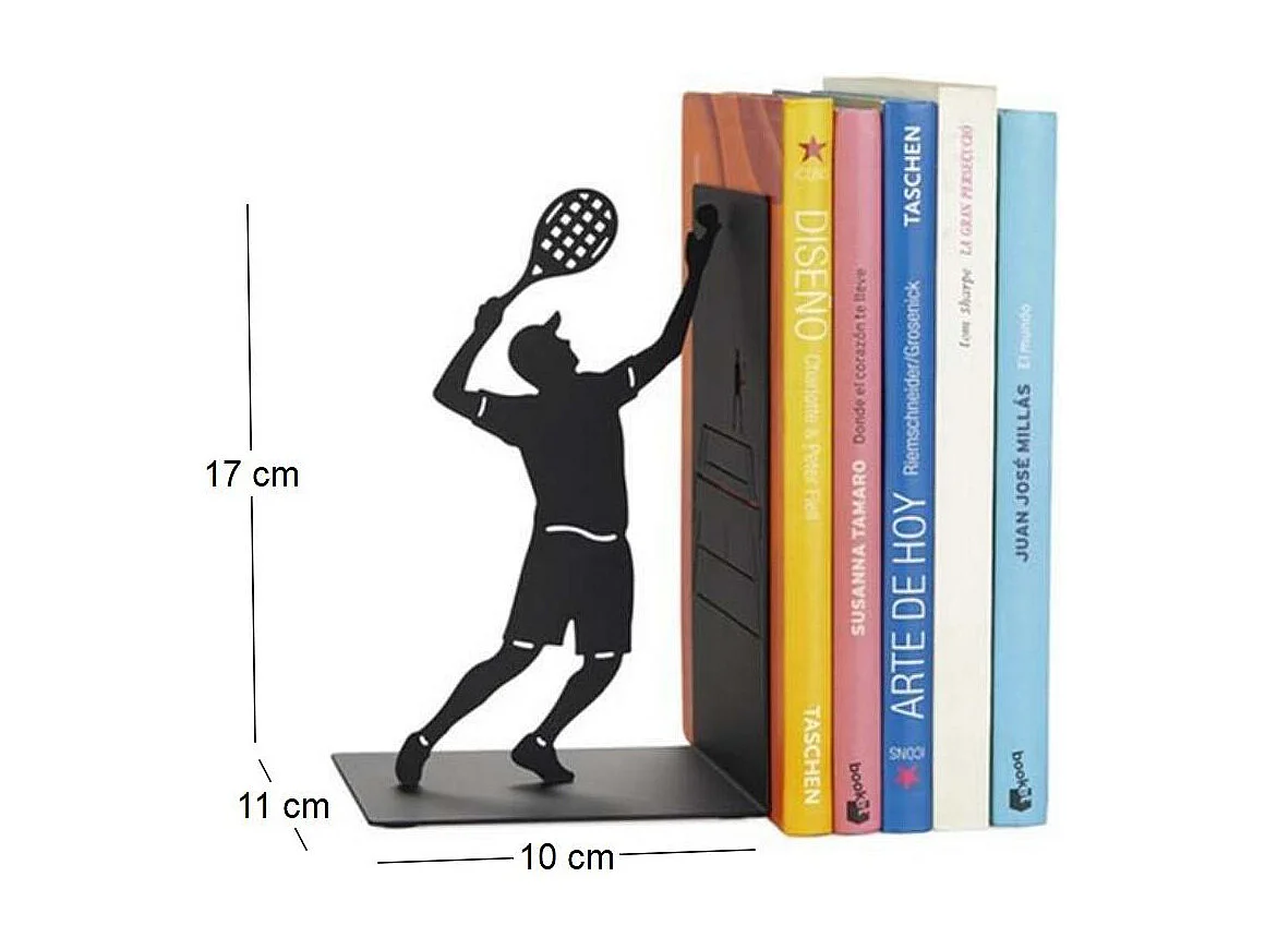 Serre-livres en métal Match Point