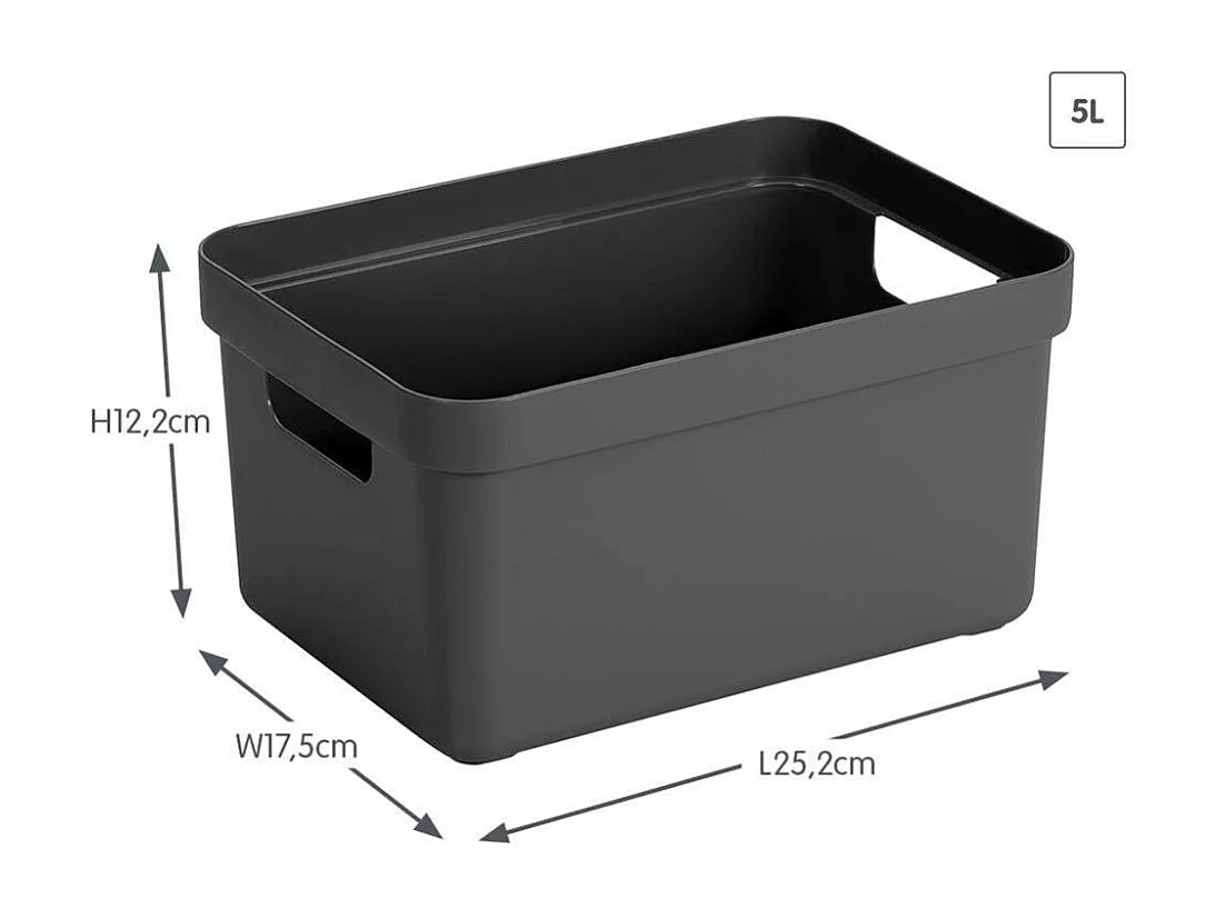Boîte de rangement Sigma Home Box 5 litres