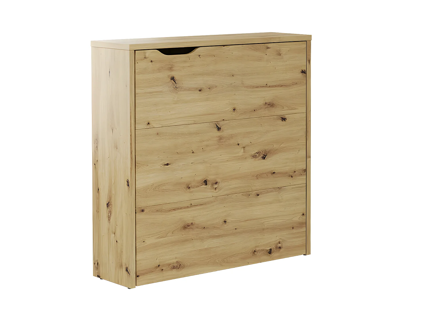 Lenart Uitschuifbaar bureau met opbergruimte WORK CONCEPT SLIM CW02 P Rechts 90 cm ambachtelijk eiken