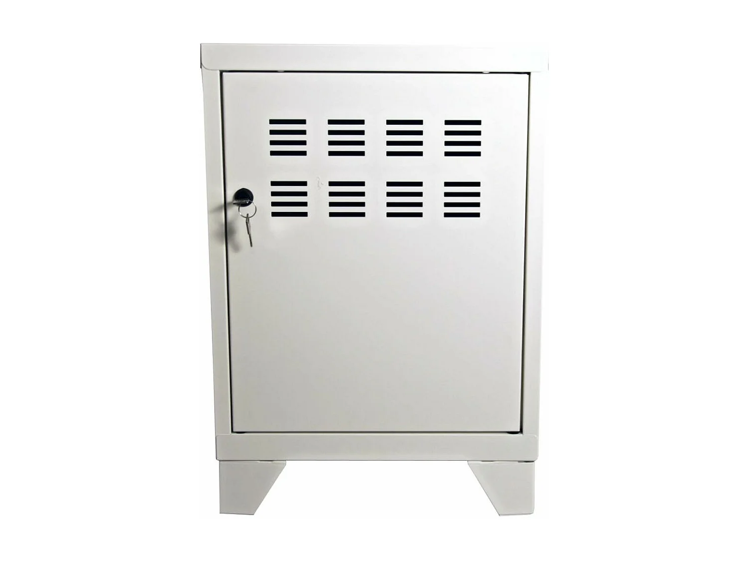 Casier de rangement en métal pour enfants 59 cm Blanc mat