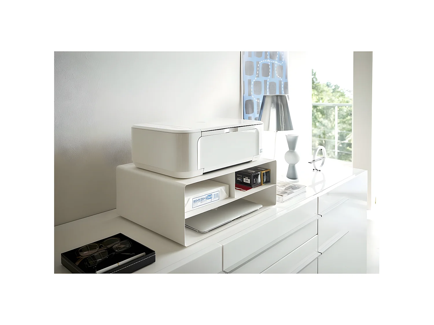 Organisateur de bureau Tower printer