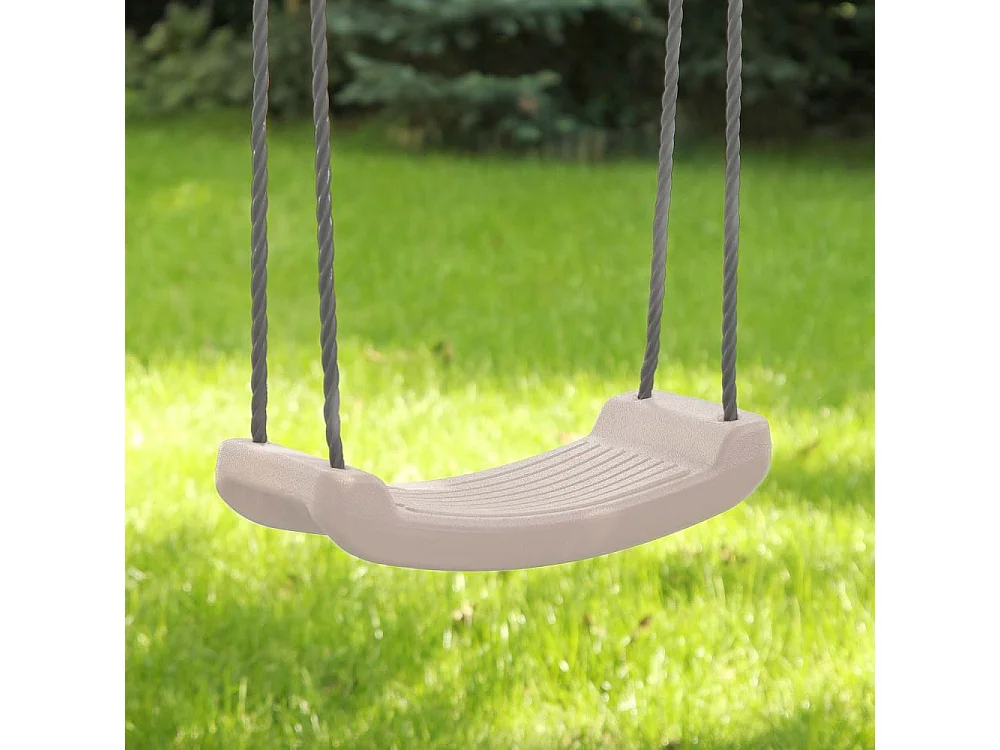 Portique balançoire double en métal Swing
