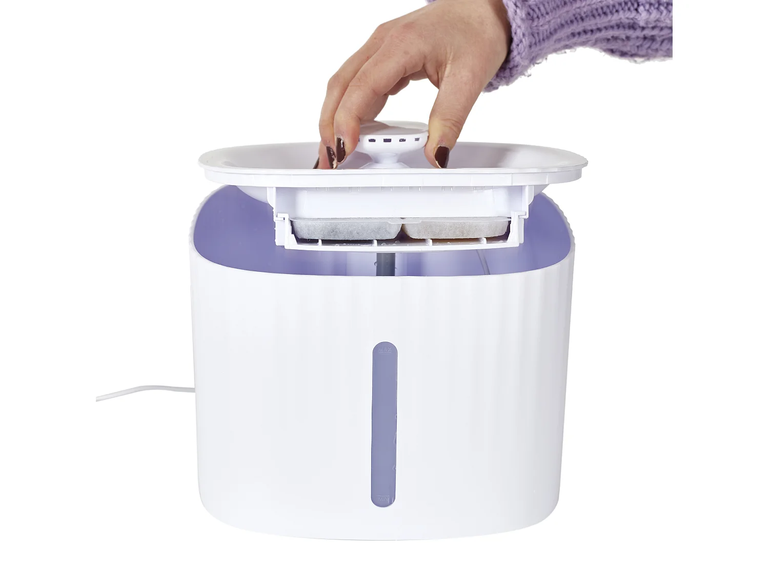 Fontaine A Eau Pour Chat Blanc