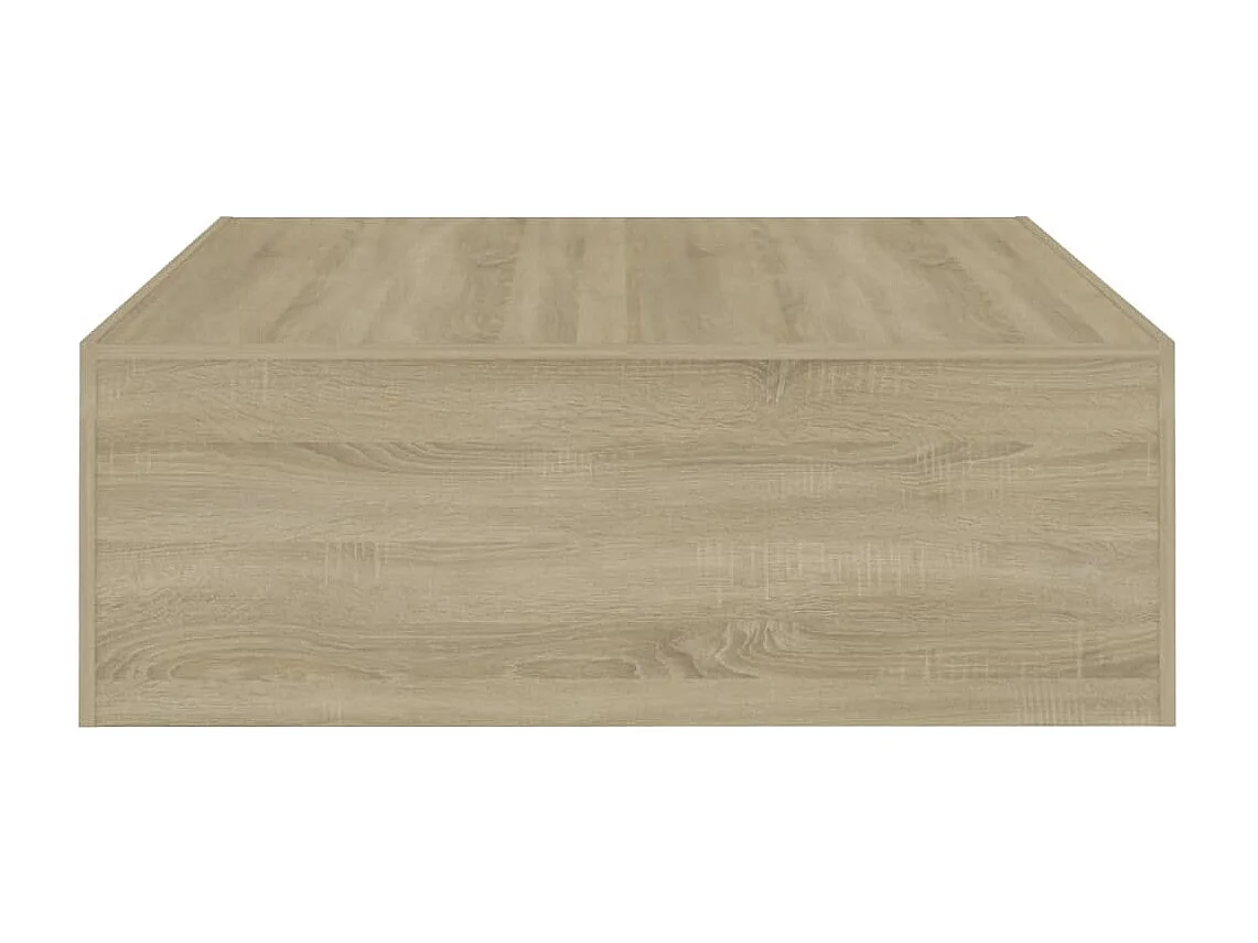 Table basse Chêne sonoma 100x100x35 cm Bois d'ingénierie