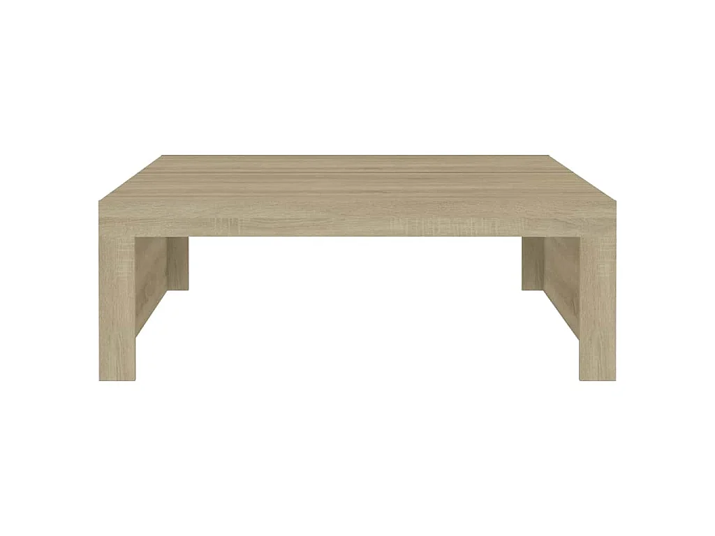 Table basse Chêne sonoma 100x100x35 cm Bois d'ingénierie
