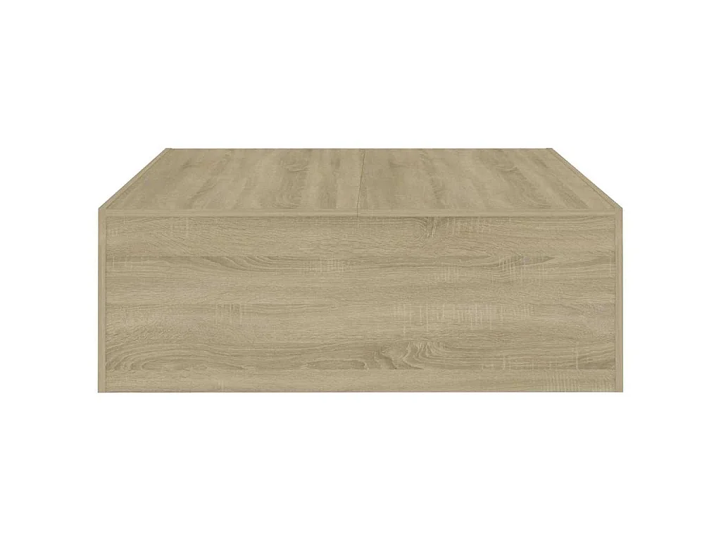 Table basse Chêne sonoma 100x100x35 cm Bois d'ingénierie