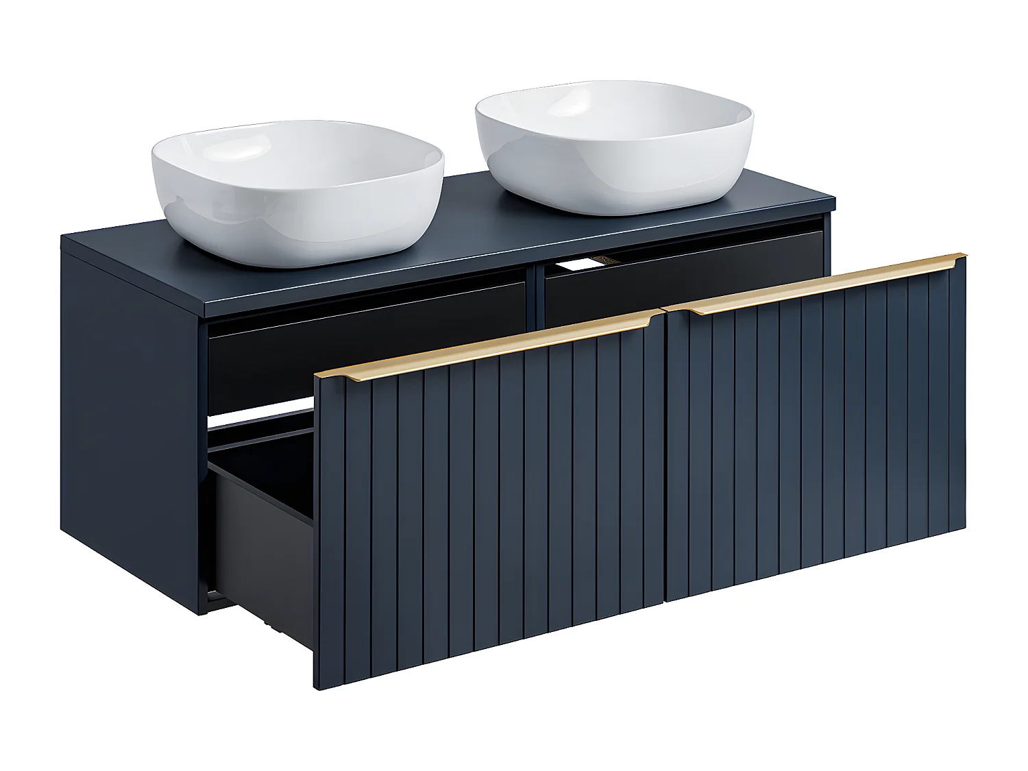 Meuble double vasque 120cm Éros Bleu